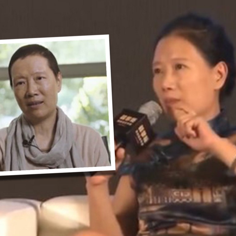 A well-known finance commentator in China with late-stage breast cancer has talked frankly about her decision not to have children and offered advice to others about having a family. Photo: SCMP composite/Douyin/Phoenix New Media