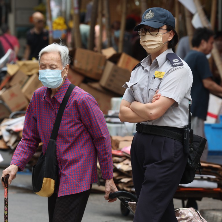 Hong Kong hawker control officers start wearing body cameras to help