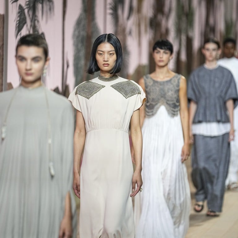 Classical, ethereal, inspired: Christian Dior’s Haute Couture autumn/winter 2023-2024 collection delighted onlookers in Paris on Monday. Photo: AP