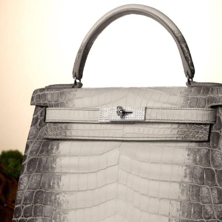 Will this Hermès Himalaya Kelly 28 set a world record for a handbag? The Sotheby’s online auction is now on. Photo: Sotheby’s