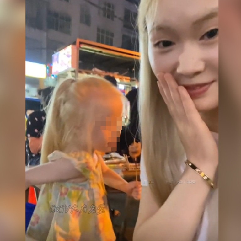 ‘All princesses have golden hair’ Chinese woman with dyed blonde hair
