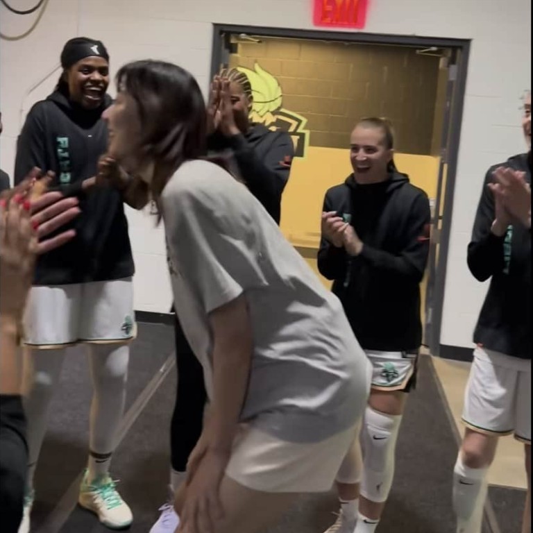 ‘Go Hanny!’ New York Liberty teammates cheer on dancing Han Xu after