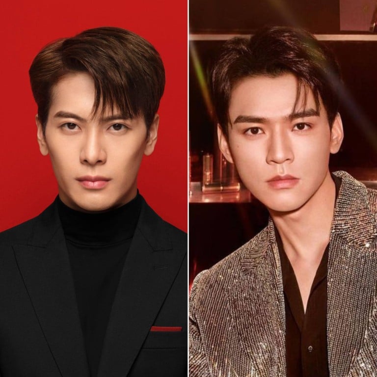 (Left to right) These days Chinese idols including Xu Kai, Jackson Wang, Gong Jun and Jackson Yee are all the faces of major global beauty brands. Photos: @chaoyao84505944/Twitter; Handout; @charlottetilbury/Instagram; @jacksonyeeth/Twitter