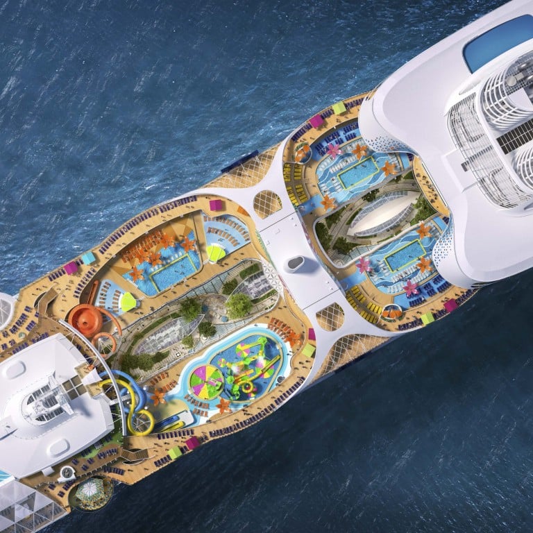Royal Caribbean’s epic Icon of the Seas boasts 20 decks and, coming in at 1,198 feet (365 metres) long and 250,800 tons, the cruiseliner will be able to hold more than 7,000 people. Photos: Handout