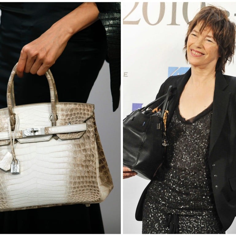 Hermès named its iconic Birkin bag after the late Jane Birkin. Photos: WireImage, AFP