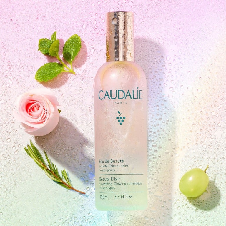 4 top face mists from Drunk Elephant, Tatcha, Caudalie and Dr Barbara Sturm to hydrate and freshen up your skin. Photo: Caudalie