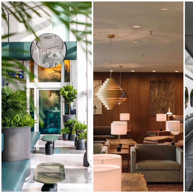 Cathay Pacific and Qantas have reopened their lounges at Hong Kong International Airport, while new arrival Intervals offers a fresh F&B concept for all. Photos: Intervals, Cathay Pacific, Handout