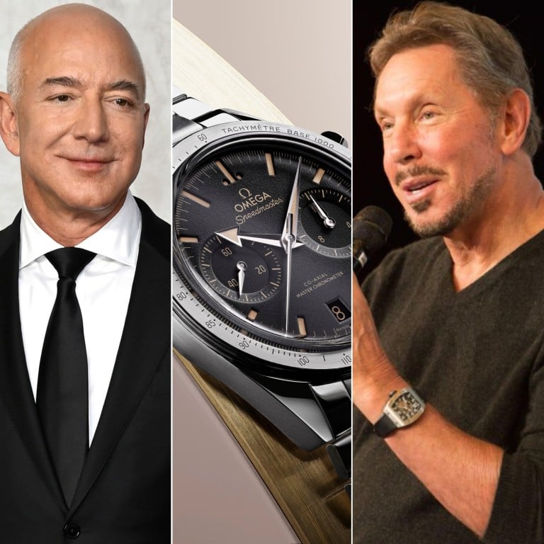 Silicon Valley watch statements, from Jeff Bezos and Omega to Larry Ellison and Richard Mille. Photos: TNS, Richard Mille, Omega, @OracleCloud/Twitter