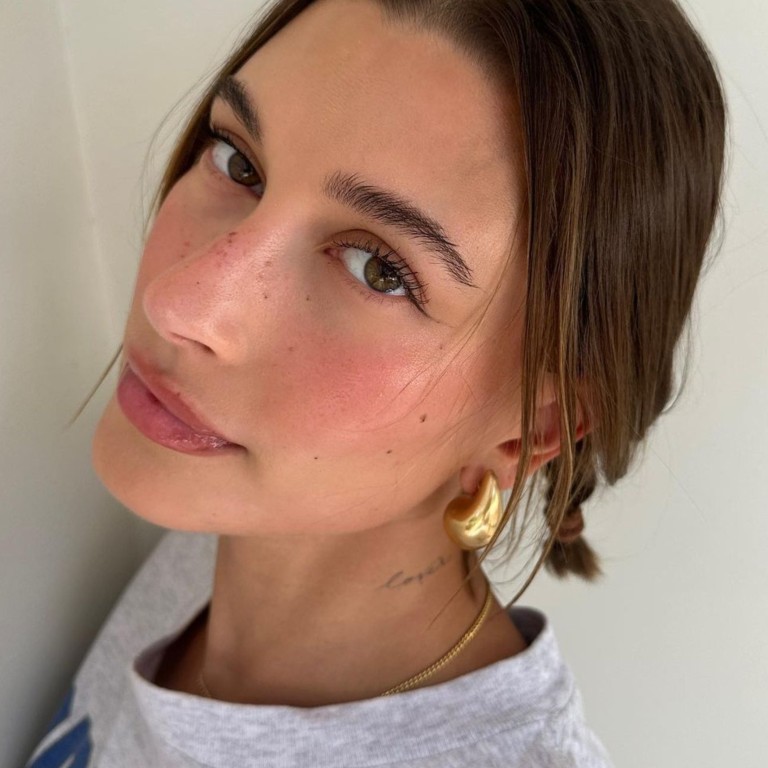 Hailey Bieber posted her strawberry make-up routine on TikTok, and it’s garnered plenty of attention. Photos: @haileybieber/Instagram