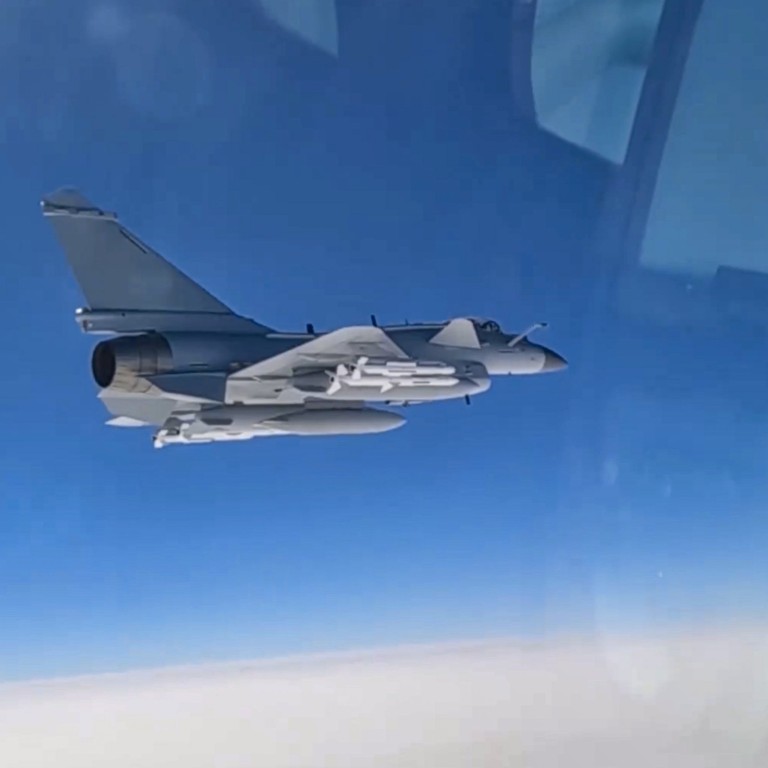 State television broadcast footage of the drill. Photo: CCTV State television broadcast footage of the drill. Photo: CCTV