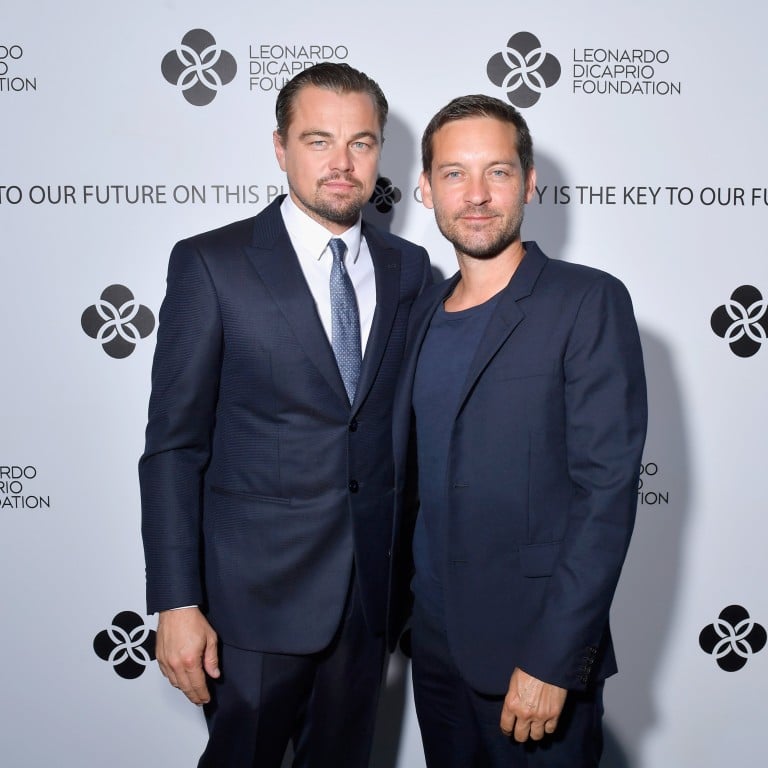 Hollywood A-listers Leonardo DiCaprio and Tobey Maguire are long-time friends. Photo: Getty Images