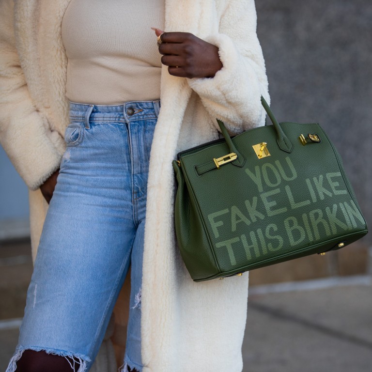 HOW TO STYLE A BIRKIN BAG (or dupe!) 
