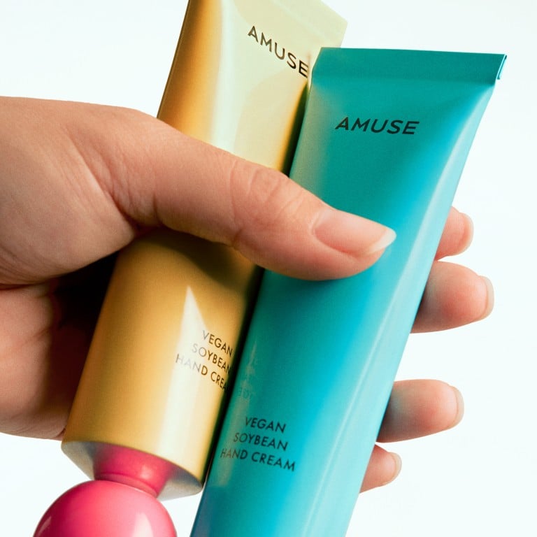 Direct from South Korea, Amuse hand creams come in bright tubes, and are completely vegan and guilt-free. Photos: Handout