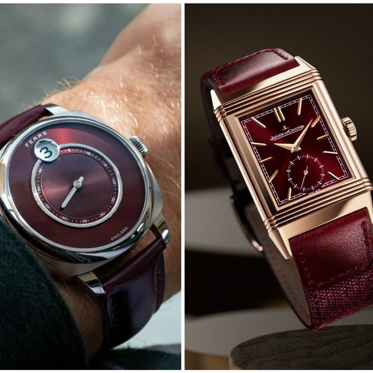 Red timepiece dials are all the rage lately, including Fears x Christopher Ward Alliance 01, Jaeger-LeCoultre Reverso Tribute Small Seconds, and Zenith Defy Revival. Photos: Handout
