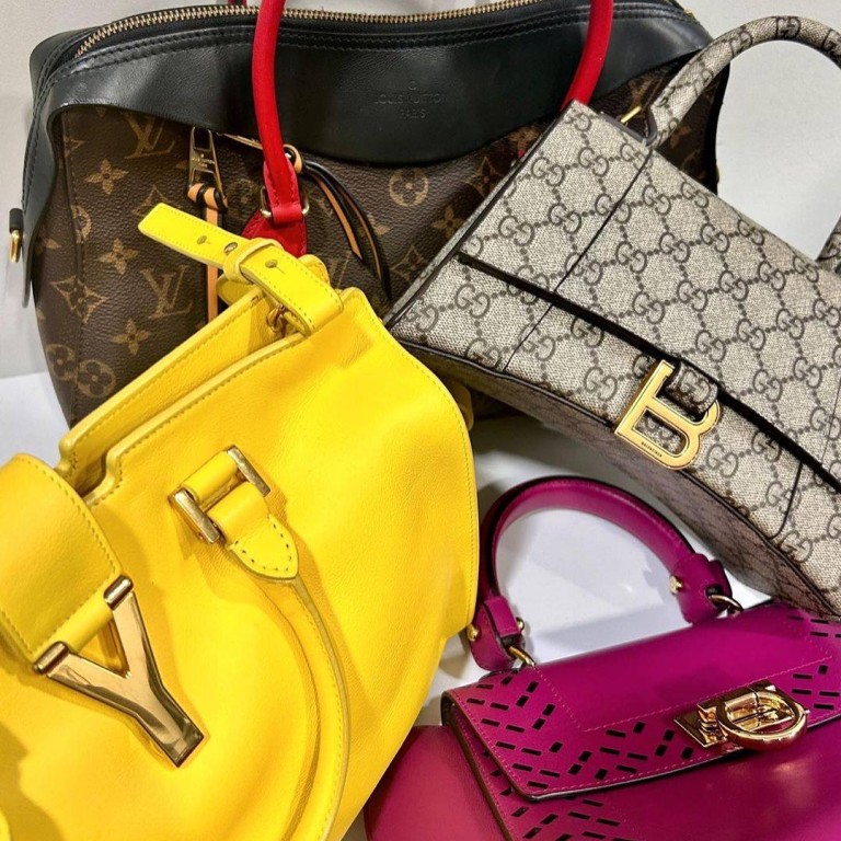 Louis Vuitton And Prada Stores Stock Photo - Download Image Now