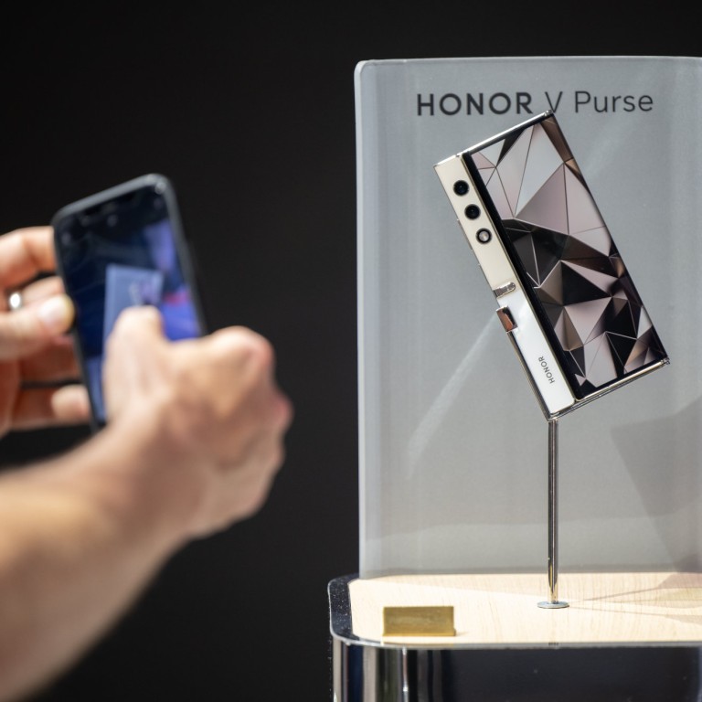 Phone or bag? Honor V Purse folding smartphone is both. It may be