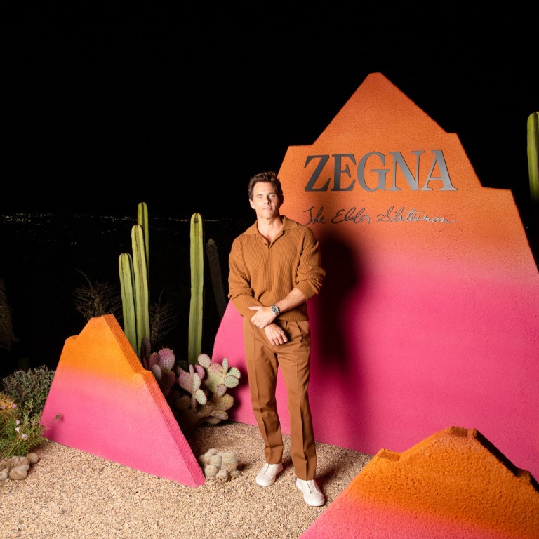 Actor James Mardsen at the unveiling of a collaborative collection between Italian brand Zegna and Los Angeles-based label The Elder Statesman in Los Angeles. Photos: Handout