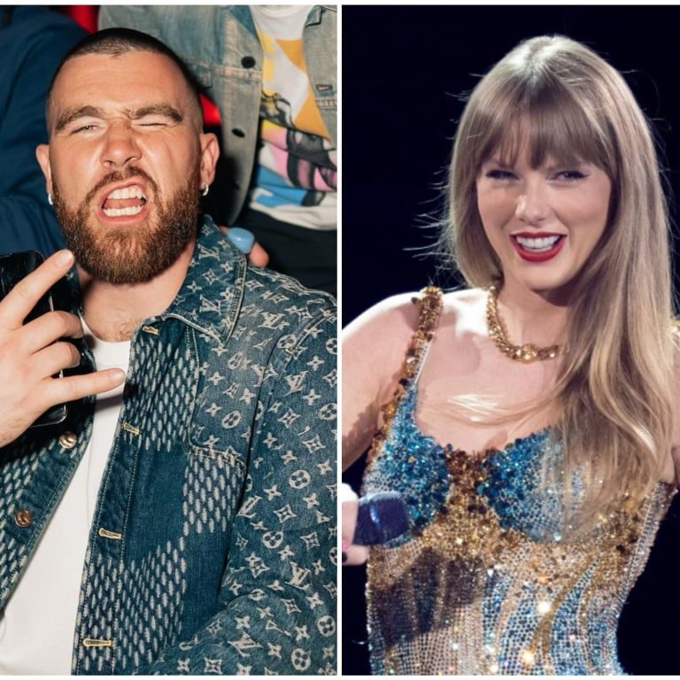 Travis Kelce is rumoured to be dating Taylor Swift – and the Swifties are here for it. Photos: @killatrav/Instagram, AFP