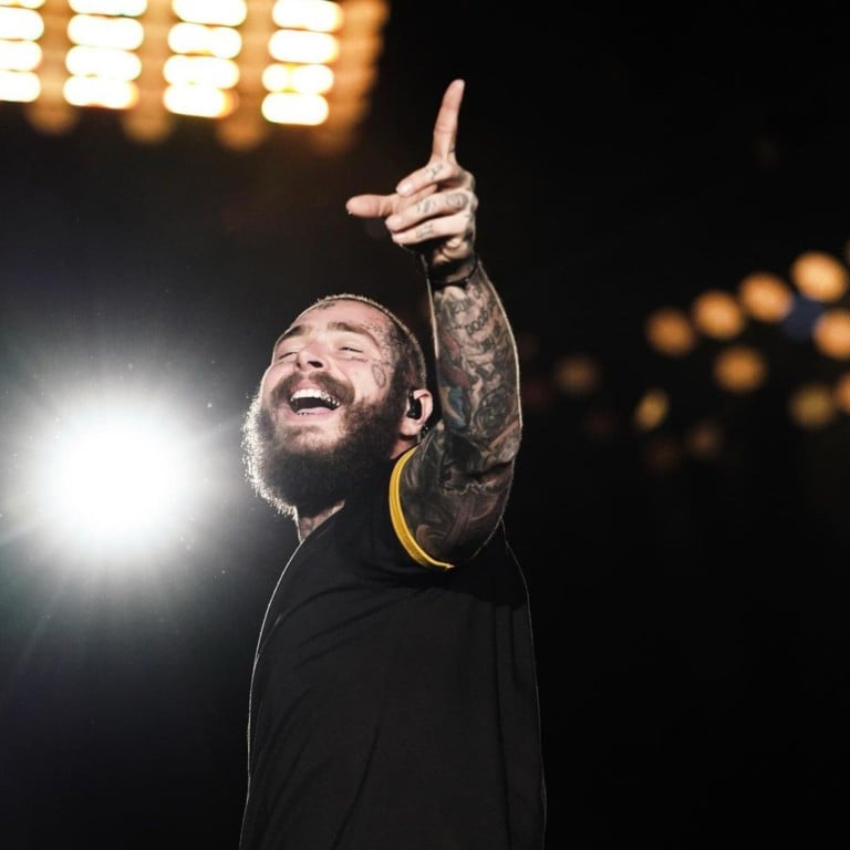 Post Malone will perform in Hong Kong on September 25. Photo: @postmalone/Instagram