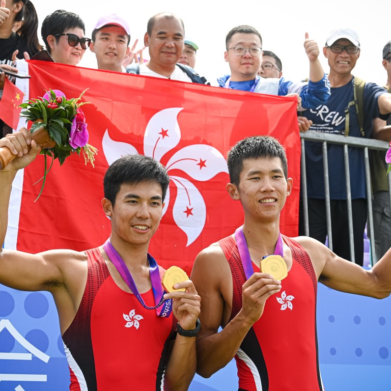 Asian Games 2023 rowing duo clinch Hong Kong’s first gold, pausing