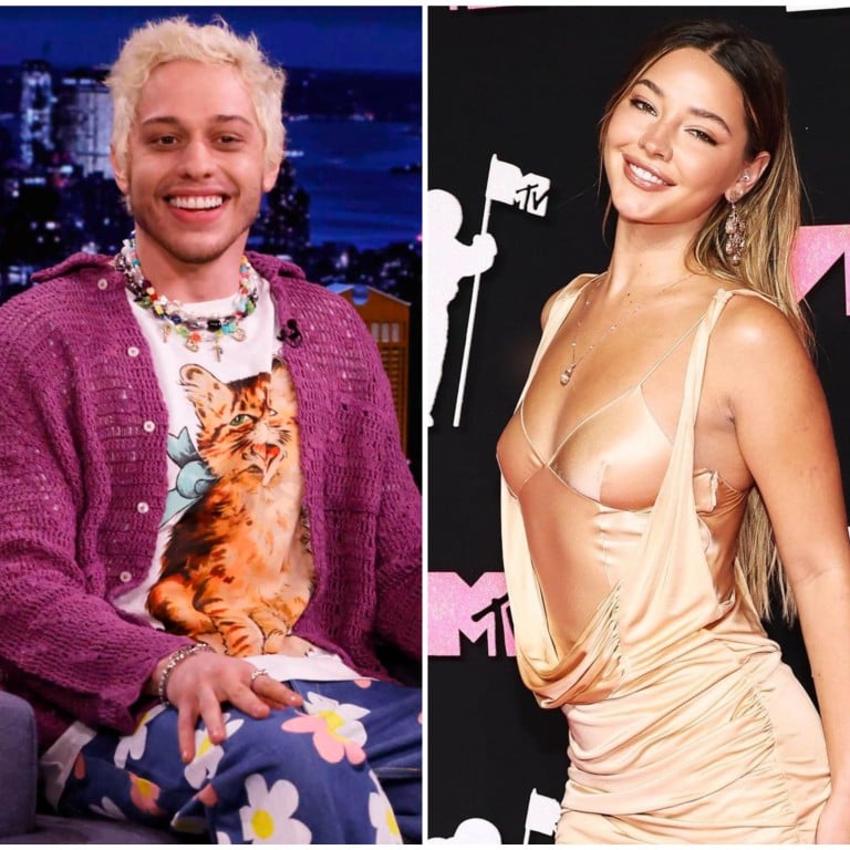 Comedian Pete Davidson reportedly has a new actress girlfriend, Madelyn Cline. Photos: Getty Images, @madelyncline/Instagram