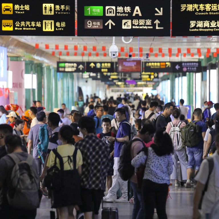 Hundreds of thousands of Hongkongers cross border to mainland China for ...