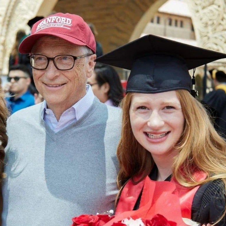 Bill and Melinda Gates with daughter Jennifer ... who will inherit less than 1 per cent of her parents’ fortune. Photo: Melinda French Gates/Facebook