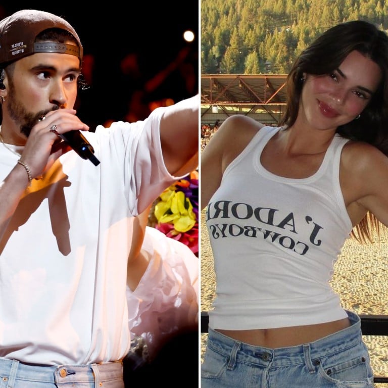 Is Bad Bunny so obsessed with Kendall Jenner that he wrote a whole song about her? Fans seem to think so... Photos: Getty Images; @kendalljenner/Instagram