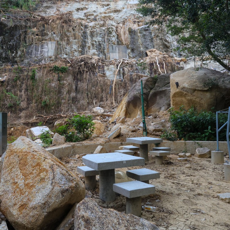 Hong Kong areas still reeling from last big storm and record rainfall ...