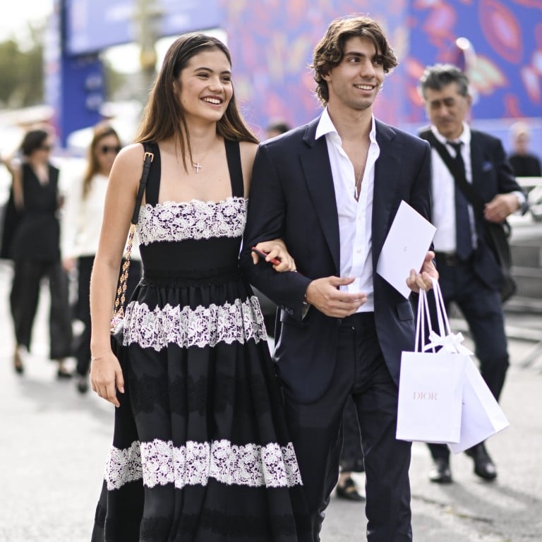 Emma Raducanu is seen with Carlo Agostinelli outside the Dior show during SS24 Paris Fashion Week on September 26, in Paris, France. Photo: Getty Images