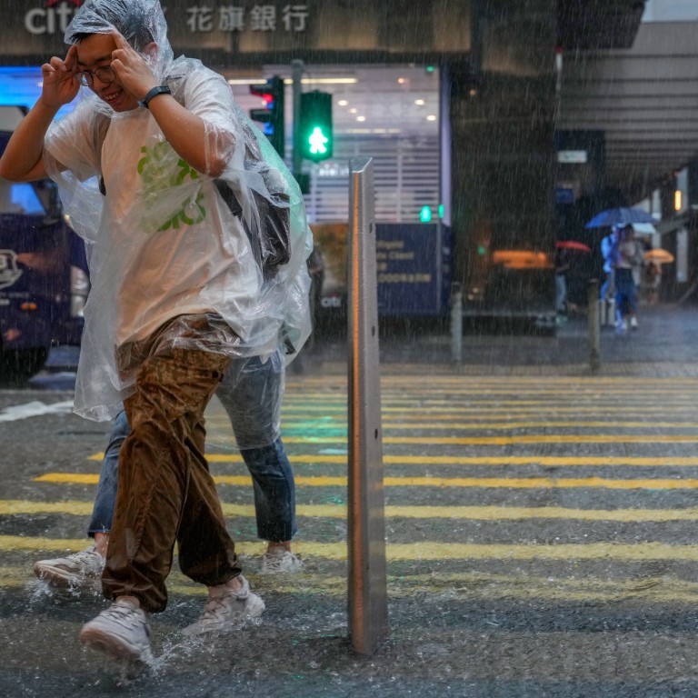 Typhoon Koinu: heavy rain and thunder continue to lash Hong Kong after ...