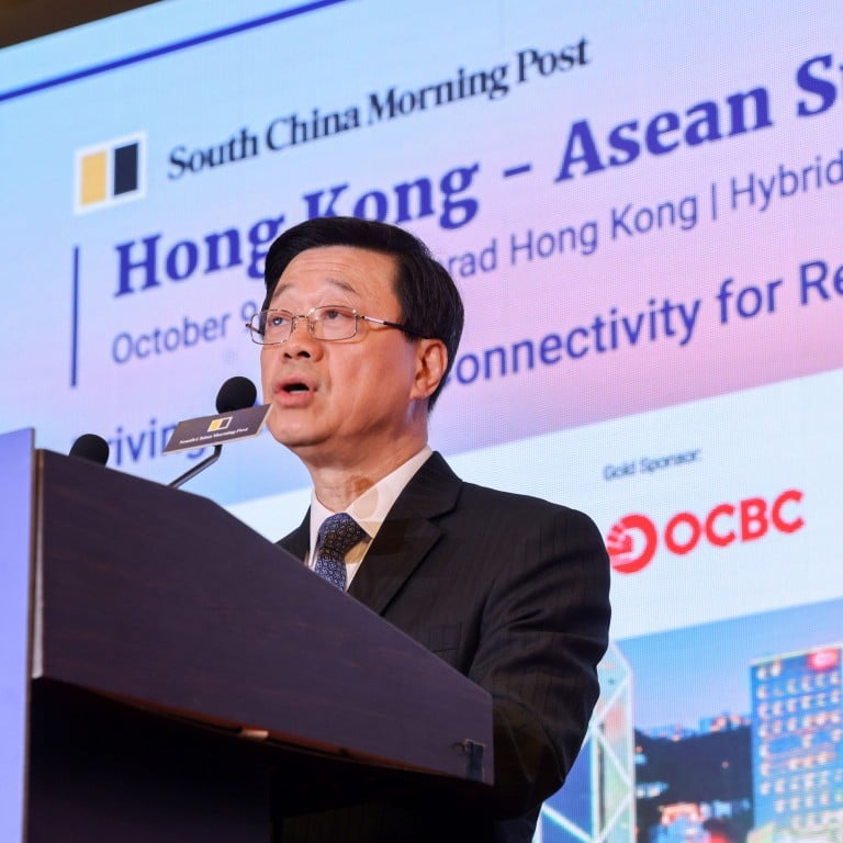 Hong Kong’s John Lee vows deeper ties with Asean, underscoring city’s ...