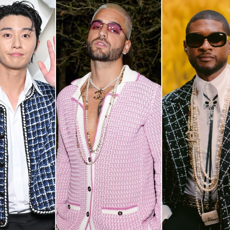 Male celebrity endorsements are solidifying Chanel’s growing presence in menswear, from Park Seo-joon and Maluma to Usher. Photos: Getty Images, Chanel