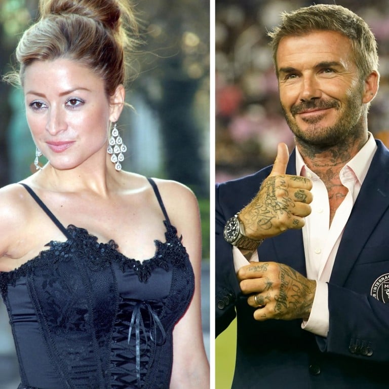 Rebecca Loos and David Beckham allegedly had an affair. Photos: @ThatGWanker/X; AP