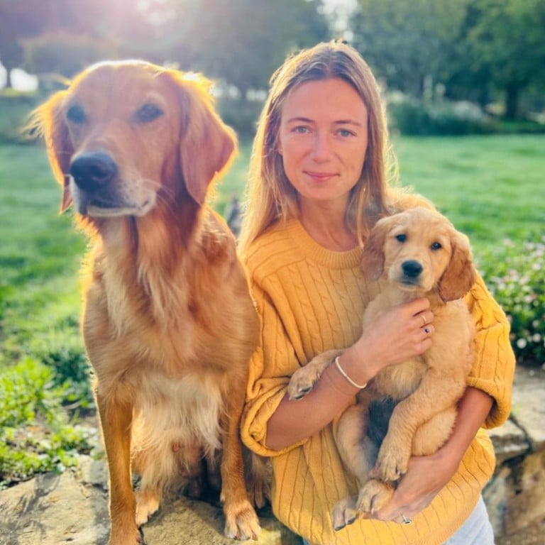 Alizee Thevenet, James Middleton’s wife and Kate Middleton’s sister-in-law, loves dogs. Photo: @jmidy/Instagram
