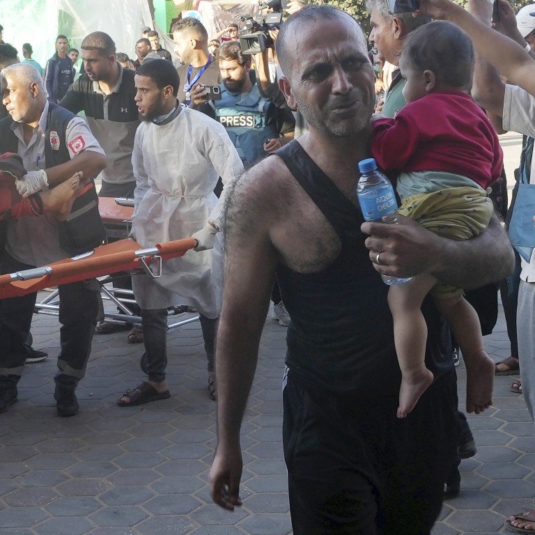 Israeli-Gaza War: Palestinians Flee Al-Shifa Hospital After Deadly ...