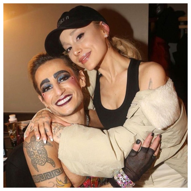 768px x 768px - Who is Ariana Grande's showbiz older brother, Frankie Grande? The LGBT  performer is pals with Madonna, performed in a Celine Dion Titanic parody  musical and was in a throuple before he met