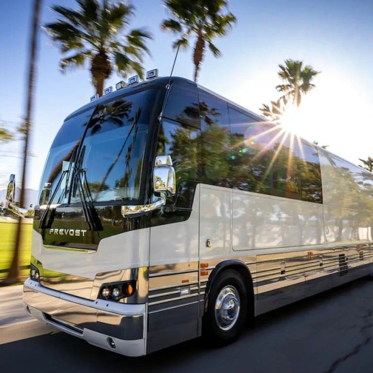 Ever wondered how your favourite pop stars get around while on tour in the US? Dreamliner Luxury Coaches has the answer. Photos: Handout