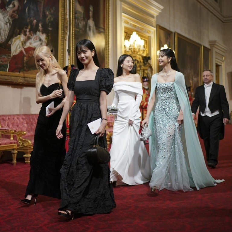 Blackpink’s Jisoo, Jennie, Lisa and Rosé attended a state banquet at Buckingham Palace in honour of a diplomatic visit by South Korean President Yoon Suk-yeol, with William and Kate, and British Prime Minister Rishi Sunak also in attendance. Photo: AP