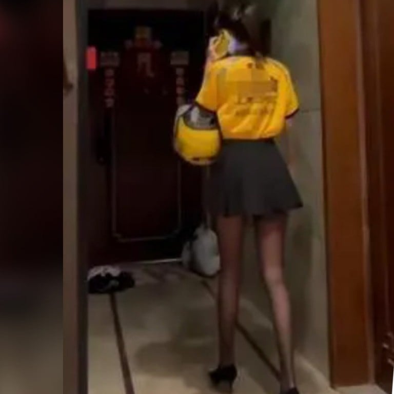 ‘stigmatising’: china influencer wearing miniskirt to deliver food forced to apologise after triggering online outrage for insult to women workers