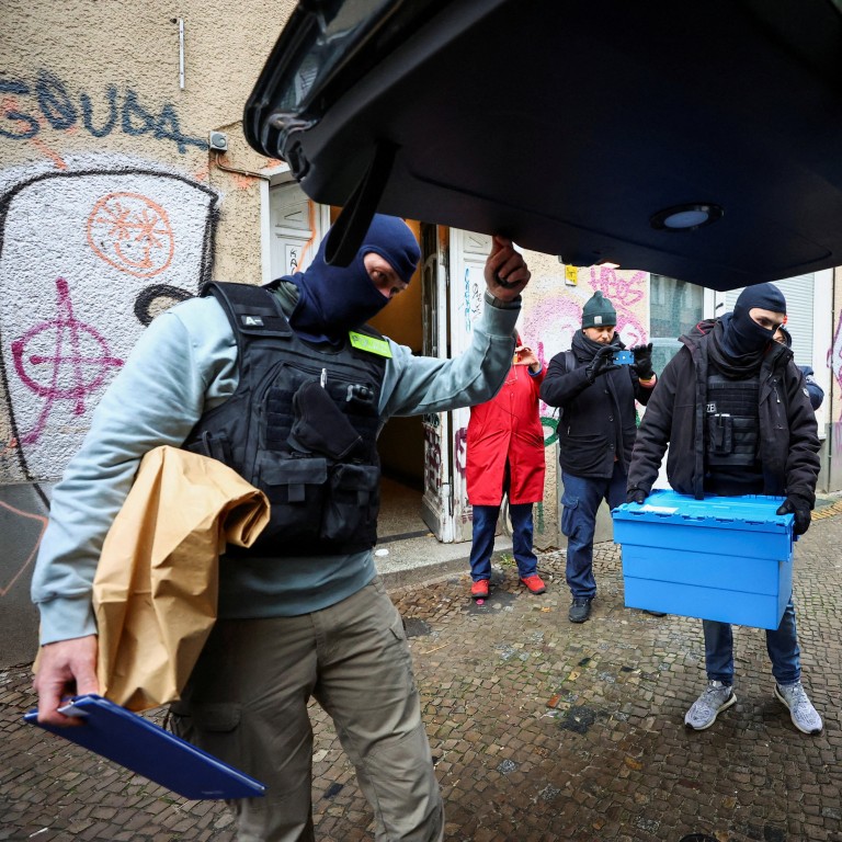 Hundreds of German police raid properties of Hamas supporters in