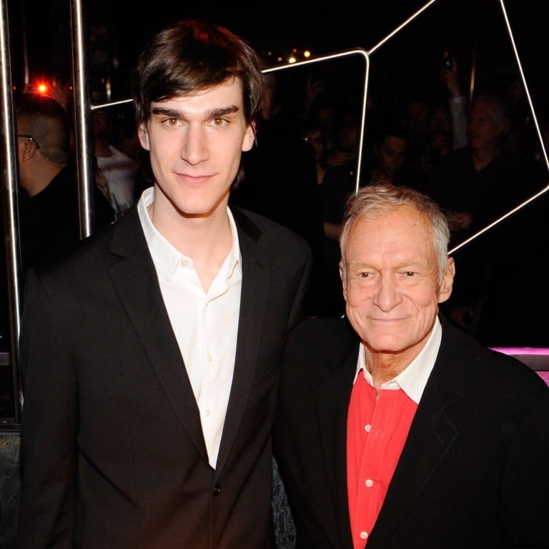 Marston Hefner and his late father, Playboy founder Hugh Hefner, celebrated their 21st and 85th birthdays together in Las Vegas in 2011. Photo: WireImage