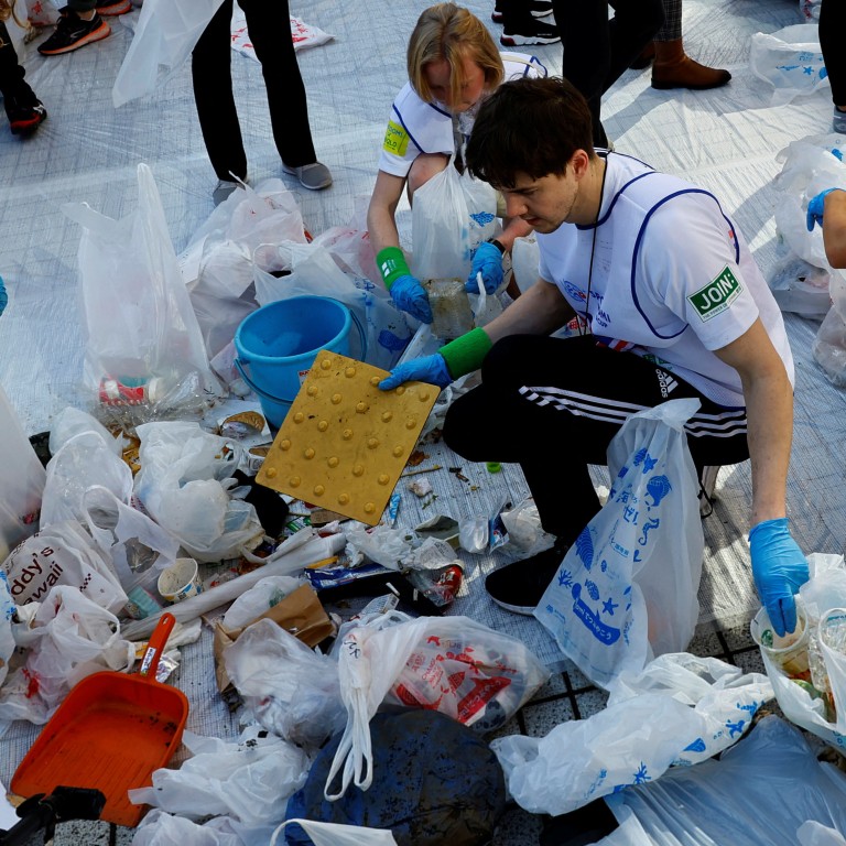 britain cleans out competition at rubbish-clearing spogomi world cup in tokyo, japan