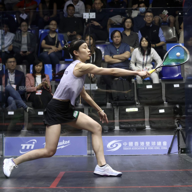 hong kong squash open: tomato ho stuffed – then says her mindset left her ripe for it