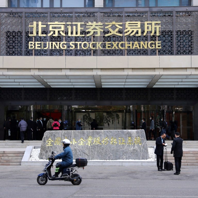 china’s beijing stock exchange slumps by record 5.2% after bourse seeks to rein in rally deemed excessive