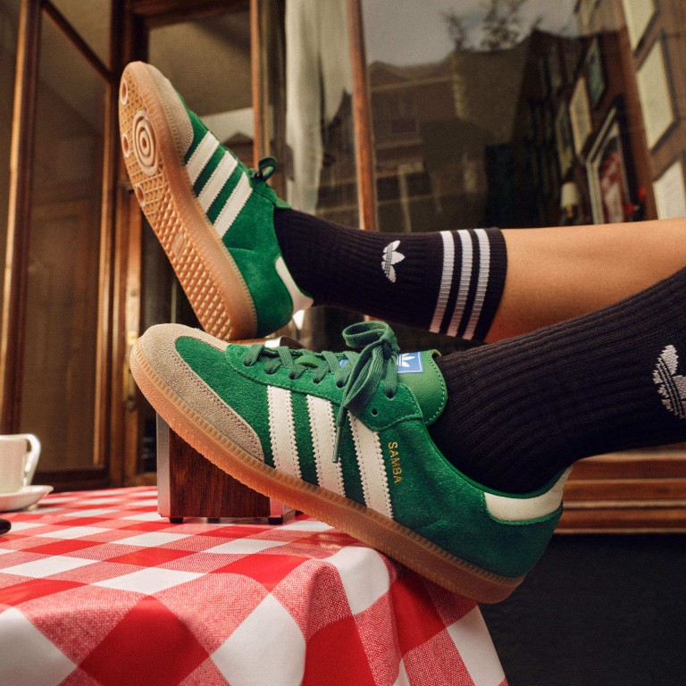 Gigi Hadid Checks in for Jort Season in adidas Samba Sneakers