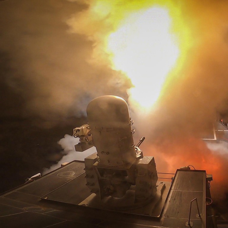 US warship shoots down drones as commercial vessels hit by Houthi attack in  Red Sea | South China Morning Post