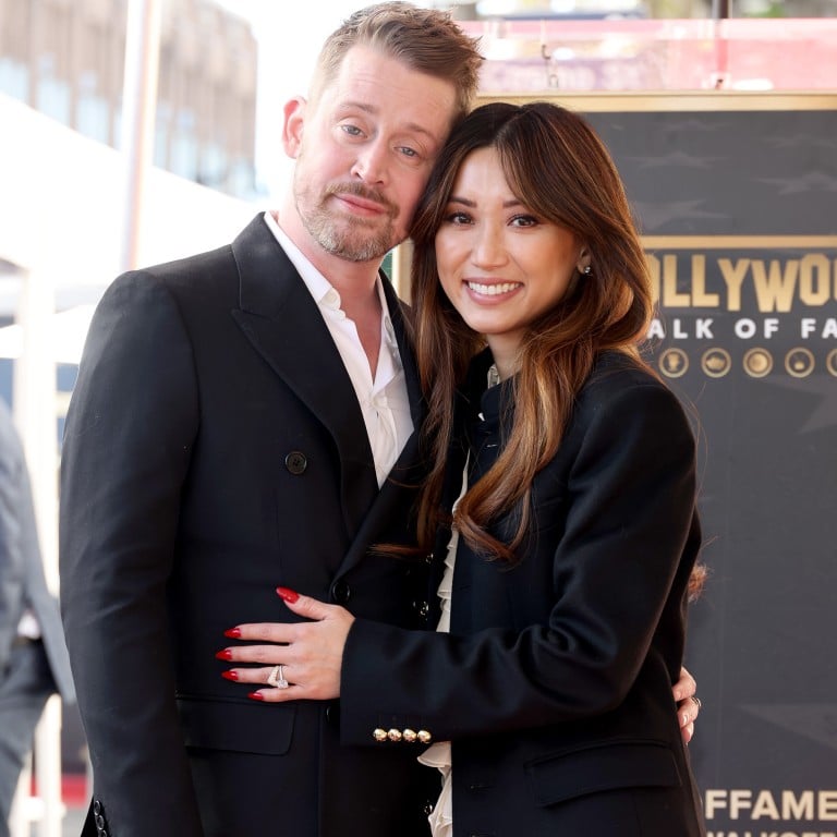 Macaulay Culkin and Brenda Song attend the ceremony honouring the former with a Star on the Hollywood Walk of Fame on December 1, in Hollywood, California. Photo: Getty Images