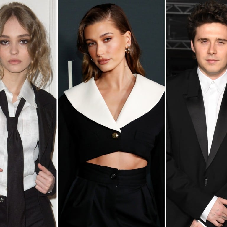 Lily-Rose Depp, Hailey Bieber and Brooklyn Beckam have all been dubbed nepo babies. Photos: Reuters, Getty Images