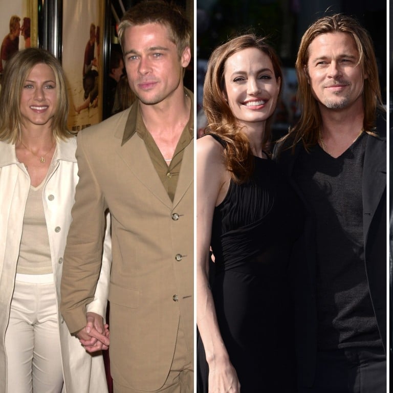 Whether out and about with his former partners Jennifer Aniston, Angelina Jolie or Gwyneth Paltrow, Brad Pitt has made a habit of mimicking the style of the woman he’s married to or dating at the time. Photos: Getty Images
